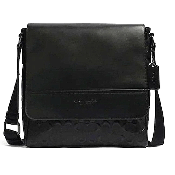 Coach Handbags - 🔥SALE, Coach Houston Unisex Map Bag In Signature Leather NWOT